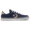 Converse Zapatillas de Skate Unisex All Star Tobin Cuero Patchwork Vintage Antideslizantes Duraderas Caña Baja Azul Marrón A02850C