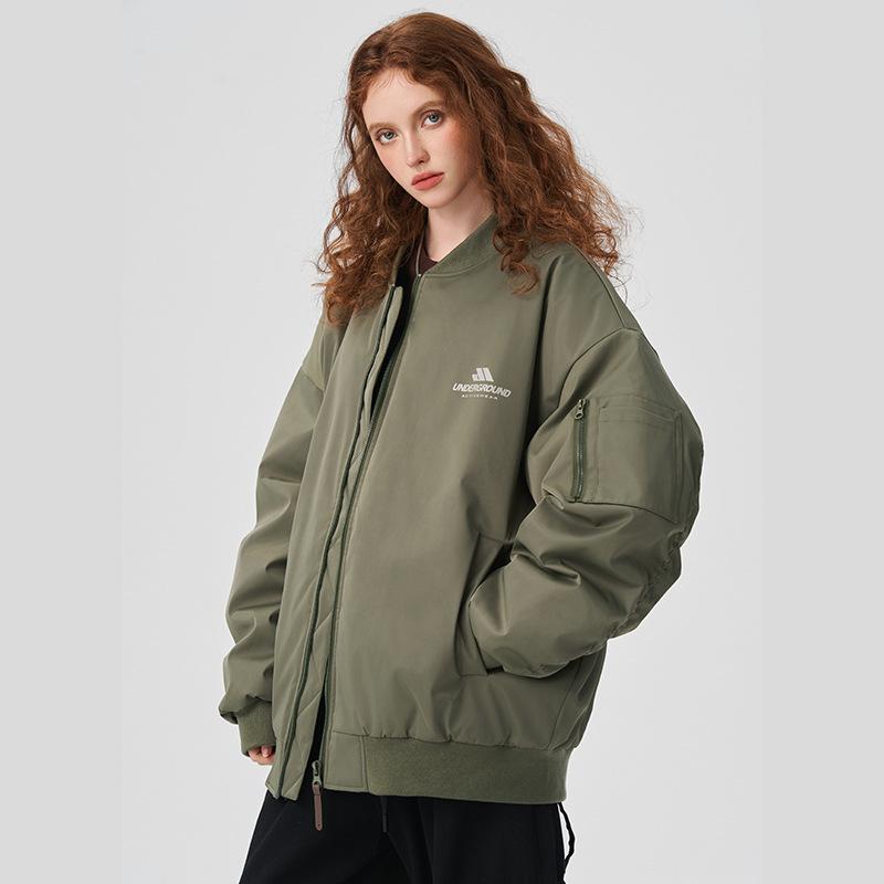 

Куртка-бомбер американского модного бренда, зимняя бейсбольная куртка, мужская куртка-пуховик большого размера, короткая куртка 7XL зелёный