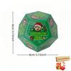 1PC 2026 New Christmas Gift Exchange Dice - 12-sided (D12) Party Game with Elves and Snowflake Designs