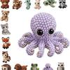 Cute Diy Handmade Colorful Beaded Animal Figurines Material Kit Perfect For Home Desktop Decor Ideal Gifts For Craft Lovers