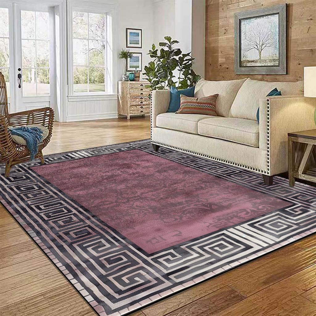 Nordic Luxury Washable Carpets Large Area Rugs for Living Room Bedroom Modern Home Decor Non-Slip Floor Mat