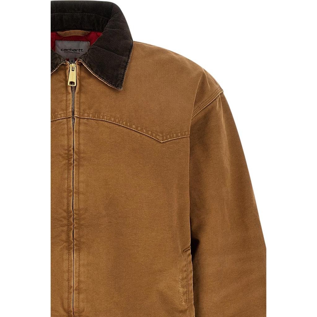 Carhartt WIP OG Santa Fe Jacket Fashion Classic Lapel Work Jacket Unisex Jacket I036240-00S-B7