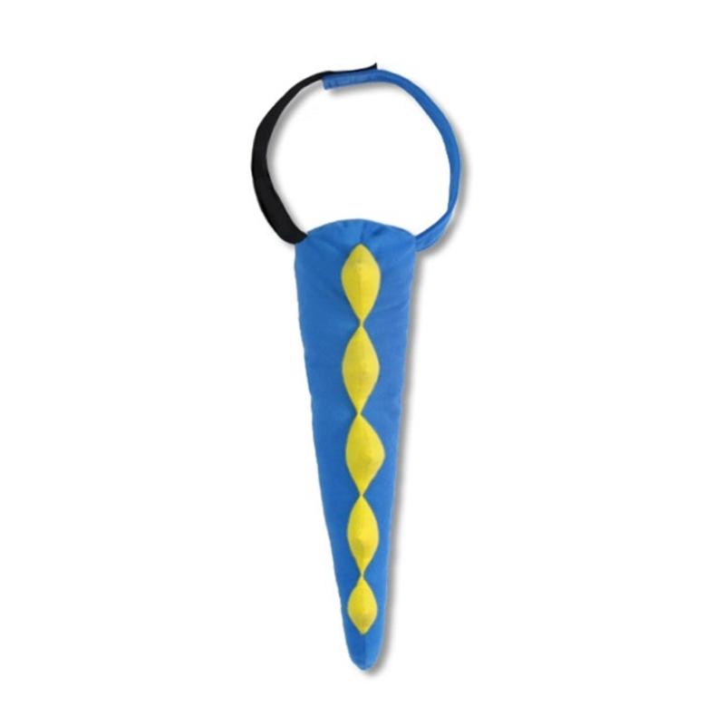 

Mulitpurpose Dinosaur Tail for Kids Enhances Pretend Play Experience Plush Dragon Tail Props for Home or School Activity синій