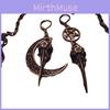 Asymmetric Crow Head Skull Star Earrings With Copper Pins For Female Style Jewelry