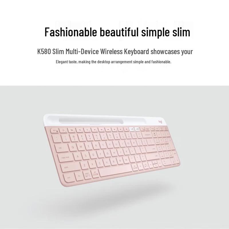 Logitech K580 Pink Multi-Device Wireless Keyboard