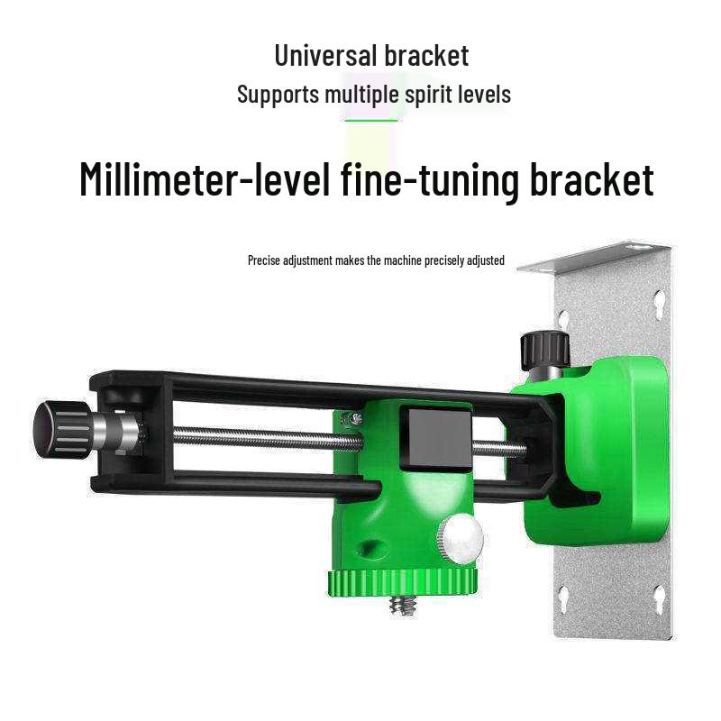 12-Line Spirit Level Bracket with 8-Line Wall-Mount Meter and 16-Line Universal Lifting Base with Rotating Chuck