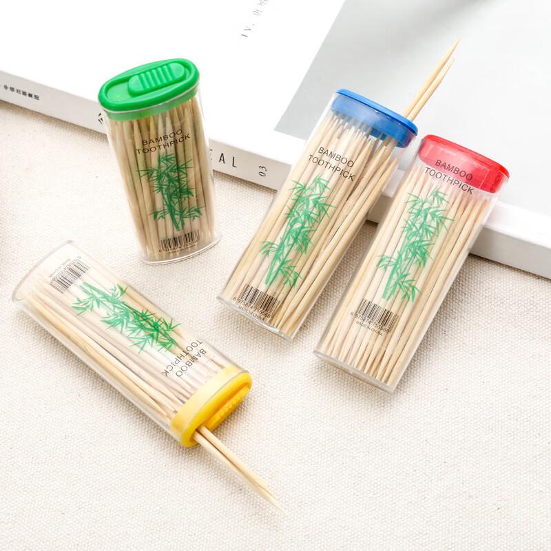 Lighter-Shaped Portable Bamboo Toothpicks
