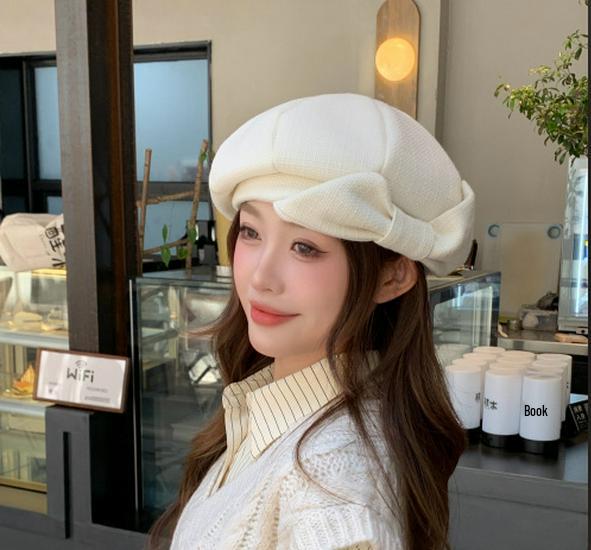 

Шикарный женский берет 2024 - Универсальный для лета, весны и осени, с выгодным дизайном Adjustable слоновая кость