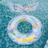 Mermaids Tail Swimming Rings Inflatable Swimming Rings Water Play Rings Pool Toy for Kids and Adults