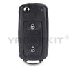 Folding Flip Remote Key Fob Case Shell For Volkswagen Vw Skoda Golf Passat Polo Jetta Touran Bora Sharan 2/3/4 Btn Cover
