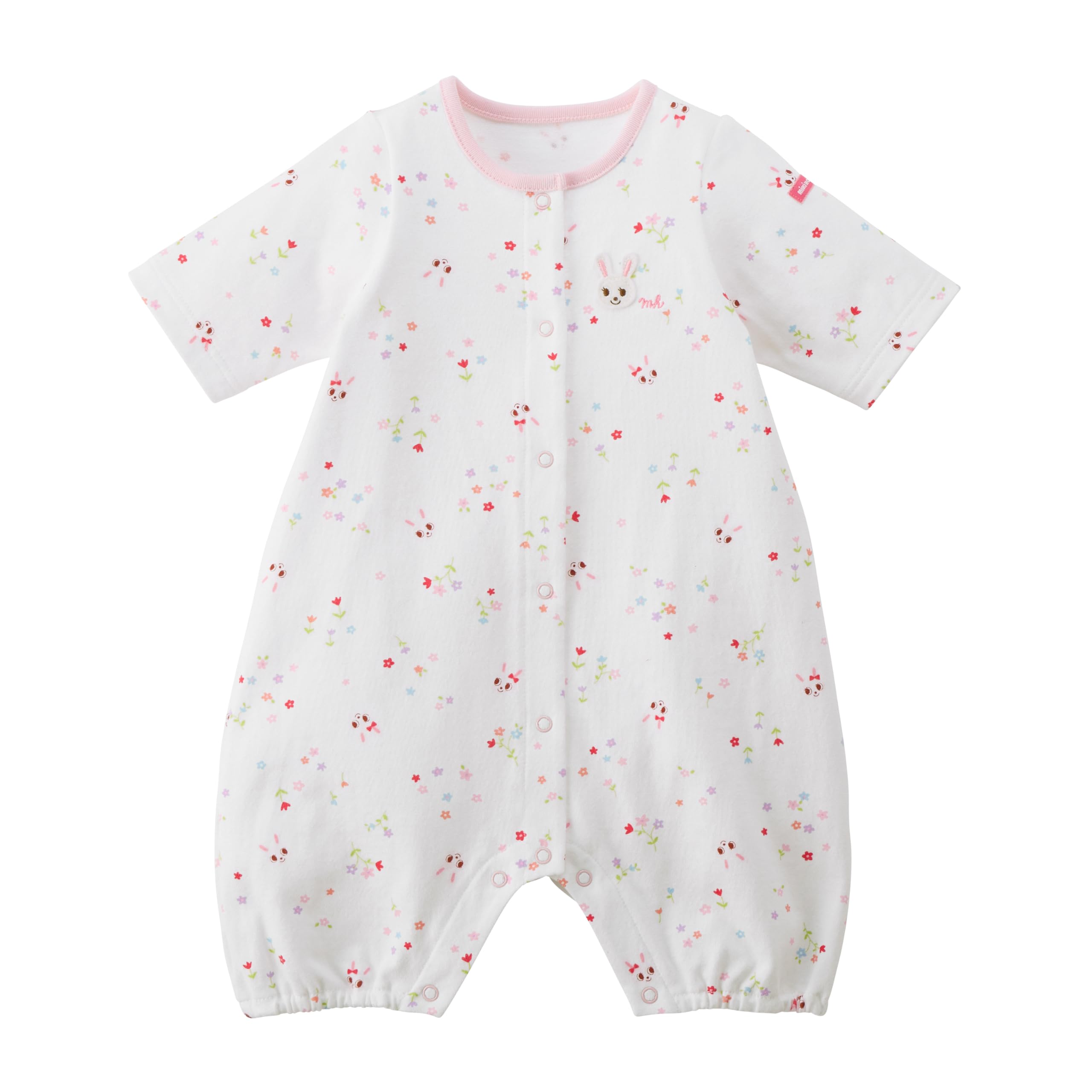 

MIKI HOUSE Перед Сделано для Мальчиков и Младенцев Белый Подержанный Комбинезон, Открытие, Принт по всей поверхности, Япония, Девочки, Новорожденный, Одежда, Детская одежда, белый