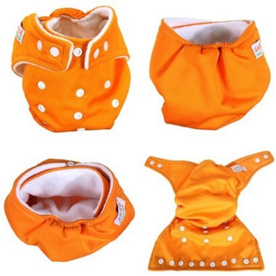 1PC Adjustable Reusable Lot Baby Kids Boys Girls Washable Cloth Diaper Nappies Baby Solid Diaper Cover