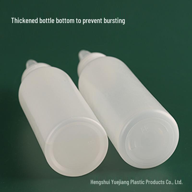In Stock: 50 Semi-transparent 100ml Pointed-tip Squeeze Bottles for Liquid Pigment.
