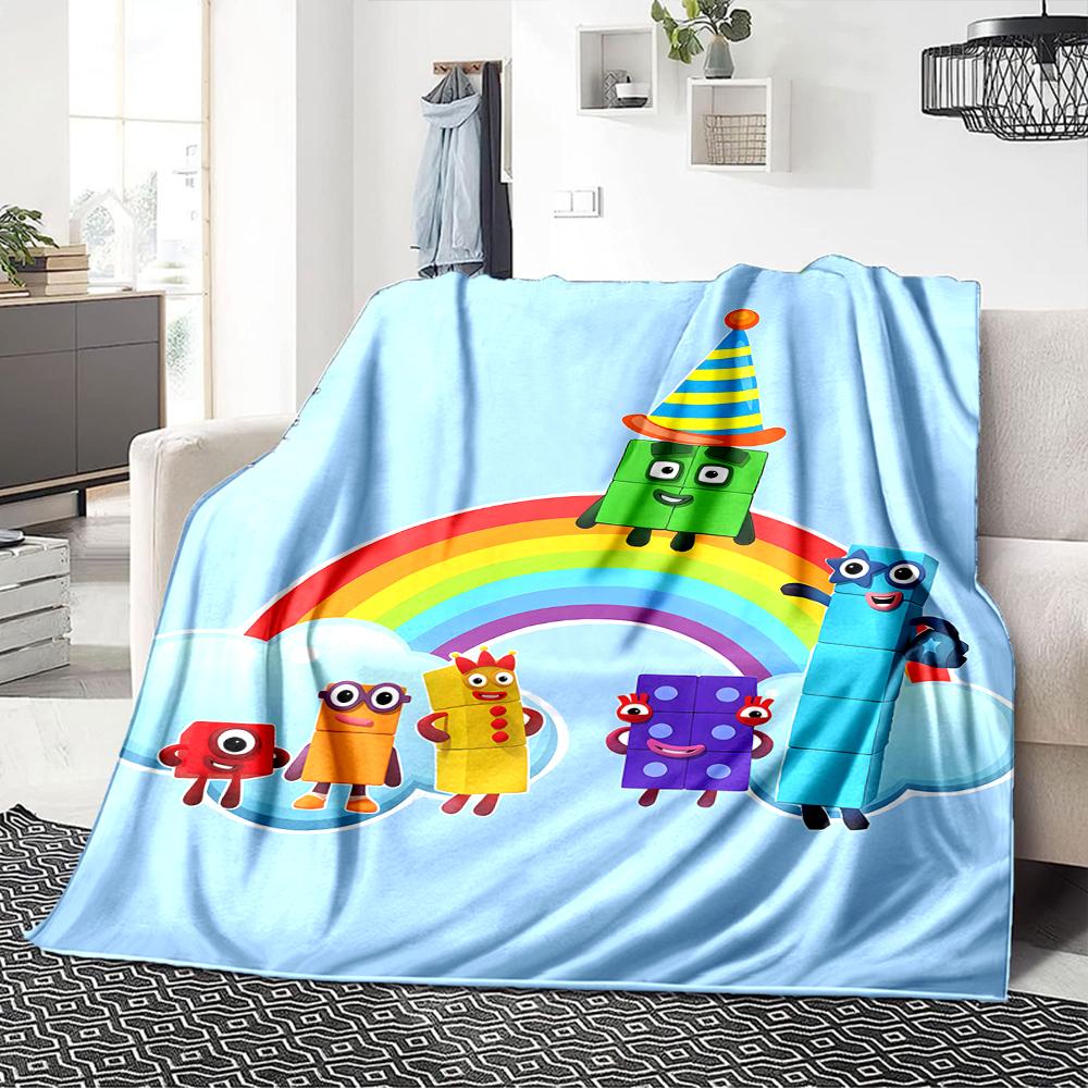 1Pc Colorful Cityscape Blanket For Couch Bed Plush Cozy Fuzzy Blanket Super Soft Warm Blankets For Fall And Winter 0918152