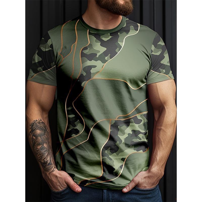 Fashion Camouflage 3D Printed Kids Adult T-shirt Summer Women's and Men's Casual Outdoor Girl and Boy Short Sleeve Tees Top Pullover