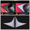 For Mazda CX-5 CX5 KE 2012 2013 2014 2015 2016 ABS Chrome Rear Spoiler Wing Window Triangle Cover Trims Car Styling Accessories