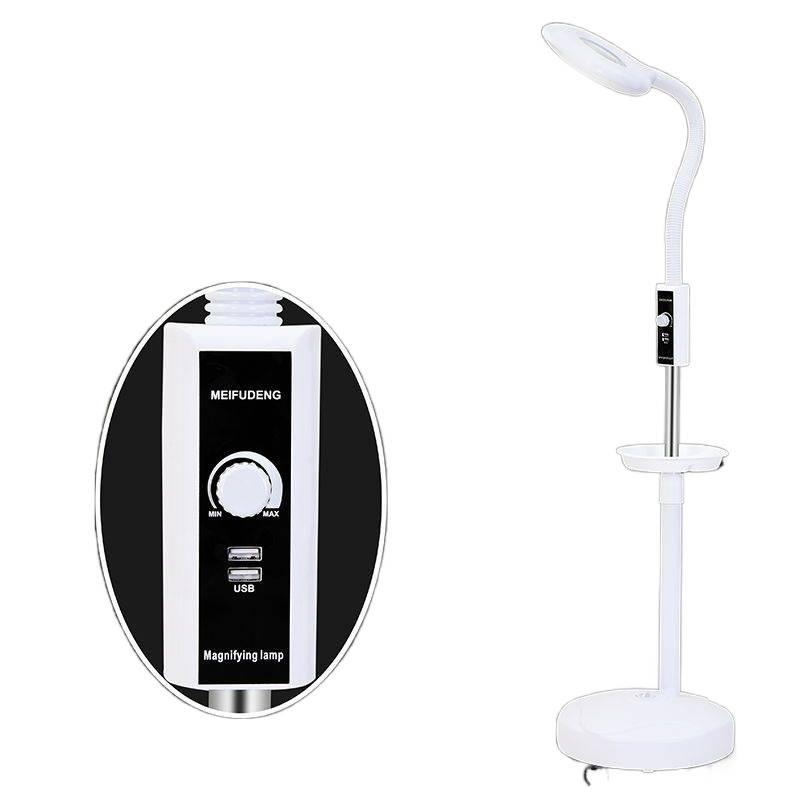 LED Eye-Friendly Tattoo & Nail Art Lamp: Desk & Floor Light for Cosmetic and Eyelash Extension