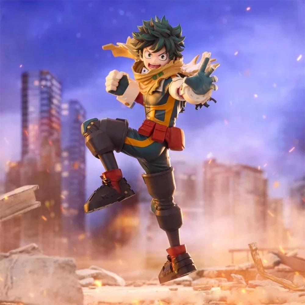 Figura Anime MHA Midoriya Izuku Figura de Acción Bakugou Katsuki figura Estilo de Combate Modelo Colección Muñeca Juguete Niños Niñas Regalos