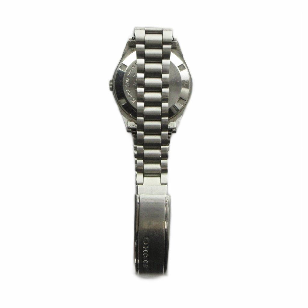 Seiko SEIKO with Silver Color Ladies 2623-0100 Wristwatch, Quartz, Calendar, Logo, GY18 /MQ,
