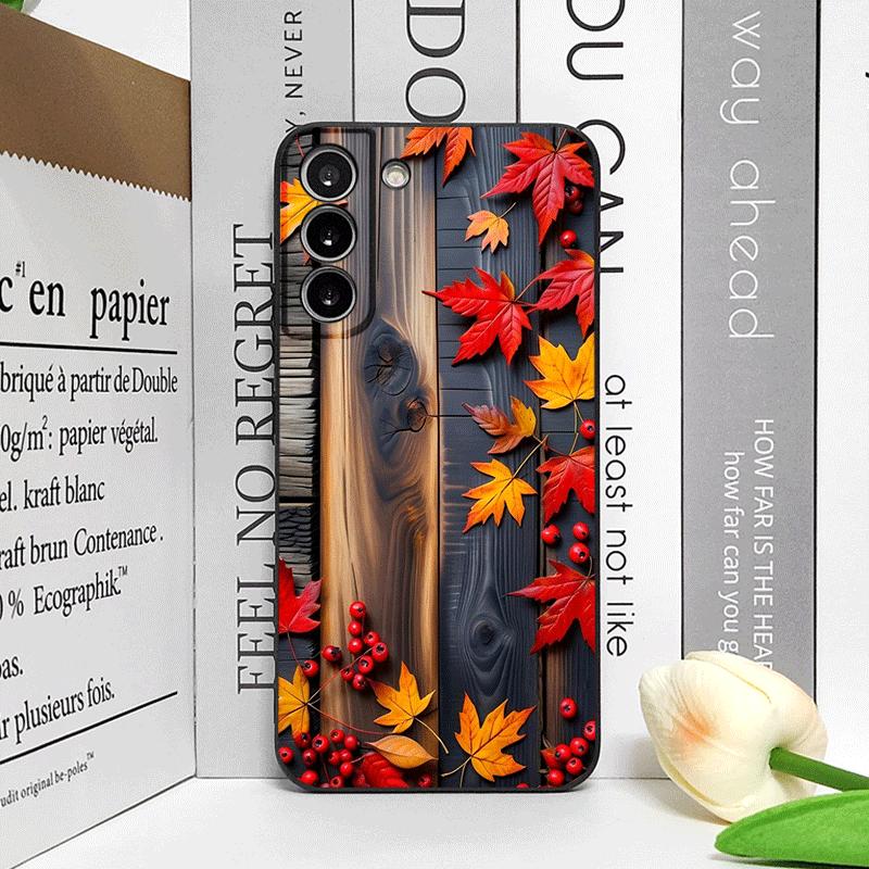 Vintage Autumn Fall Maple Leaf Pattern Phone Case for Honor Huawei 200 100 400 PRO 90 80 70 Lite Magic 8 7 6 5 Pro 5G Soft Cover