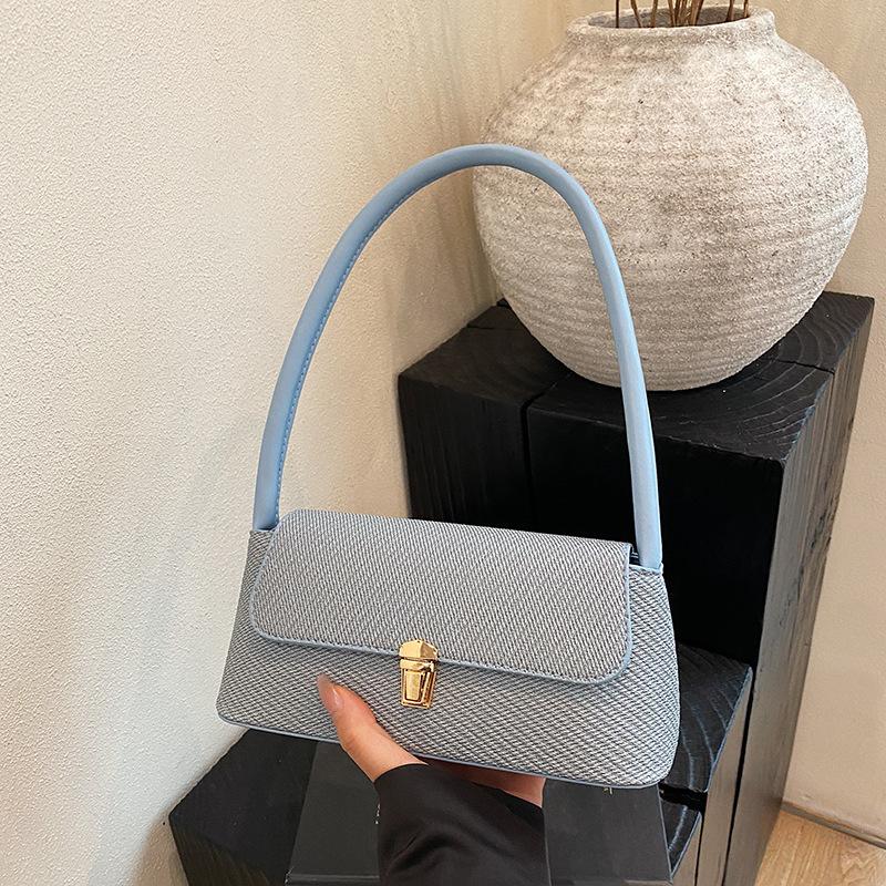 Retro Fashion Simple Shoulder Bag New Casual Portable Underarm Bag Commuter Versatile Women's Bag