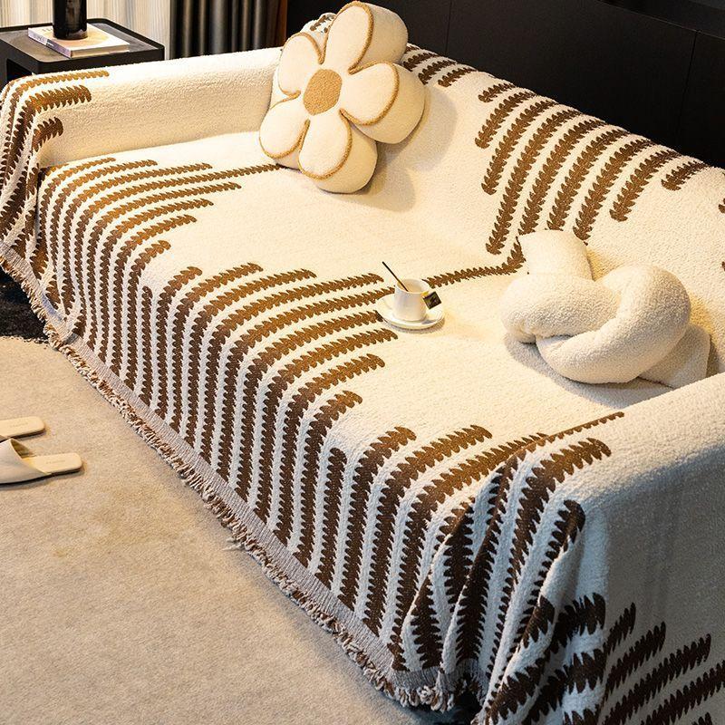 

Зимний плюшевый термодиван, интегрированное полное тканевое покрытие, двустороннее многофункциональное одеяло, подлокотник, спинка, полное покрытие, чехол для дивана 180*130