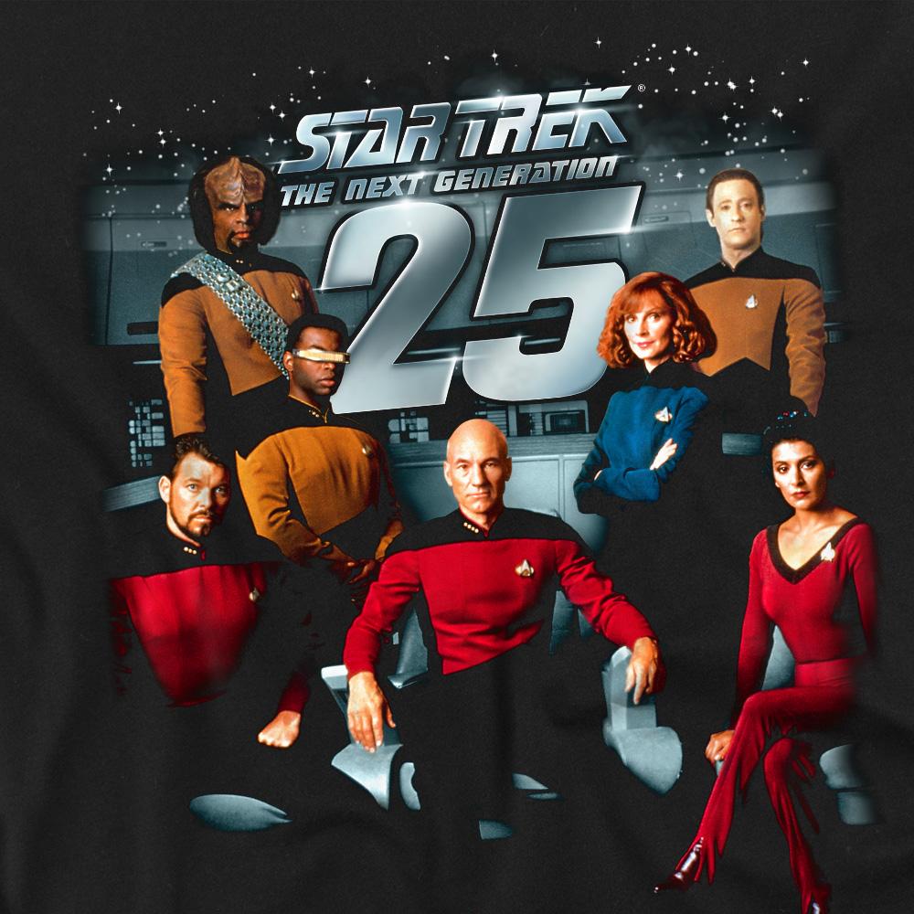 STAR TREK Men's 25th Anniversary T-Shirt