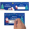 50 Pcs Santa and Tree Designs Holiday Reward Tickets Opaque Coating Raffle Ticket  Party Games