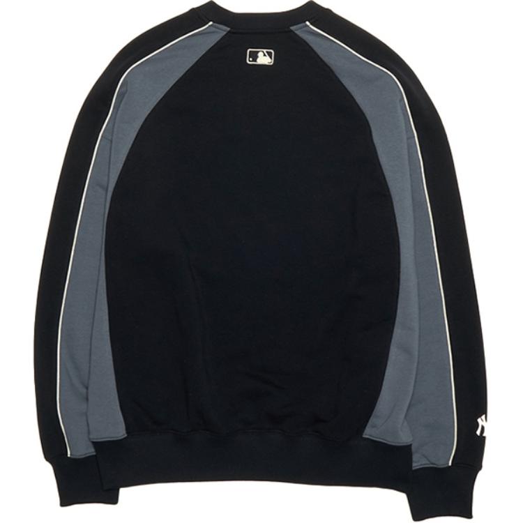 New MLB Preppy Style Collection New York Yankees Sweatshirt Unisex Black 3AMTV0251-50BKS