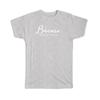 Gift T-Shirt : Bavaro Cursive Typography Punta Cana Tropical Beach Travel