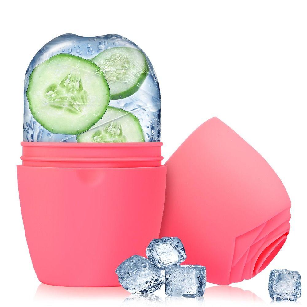 Reusable Facial Massager Beauty Skin Care Tools Ice Cube Trays Upgraded Ice Mold  Eyes and Neck