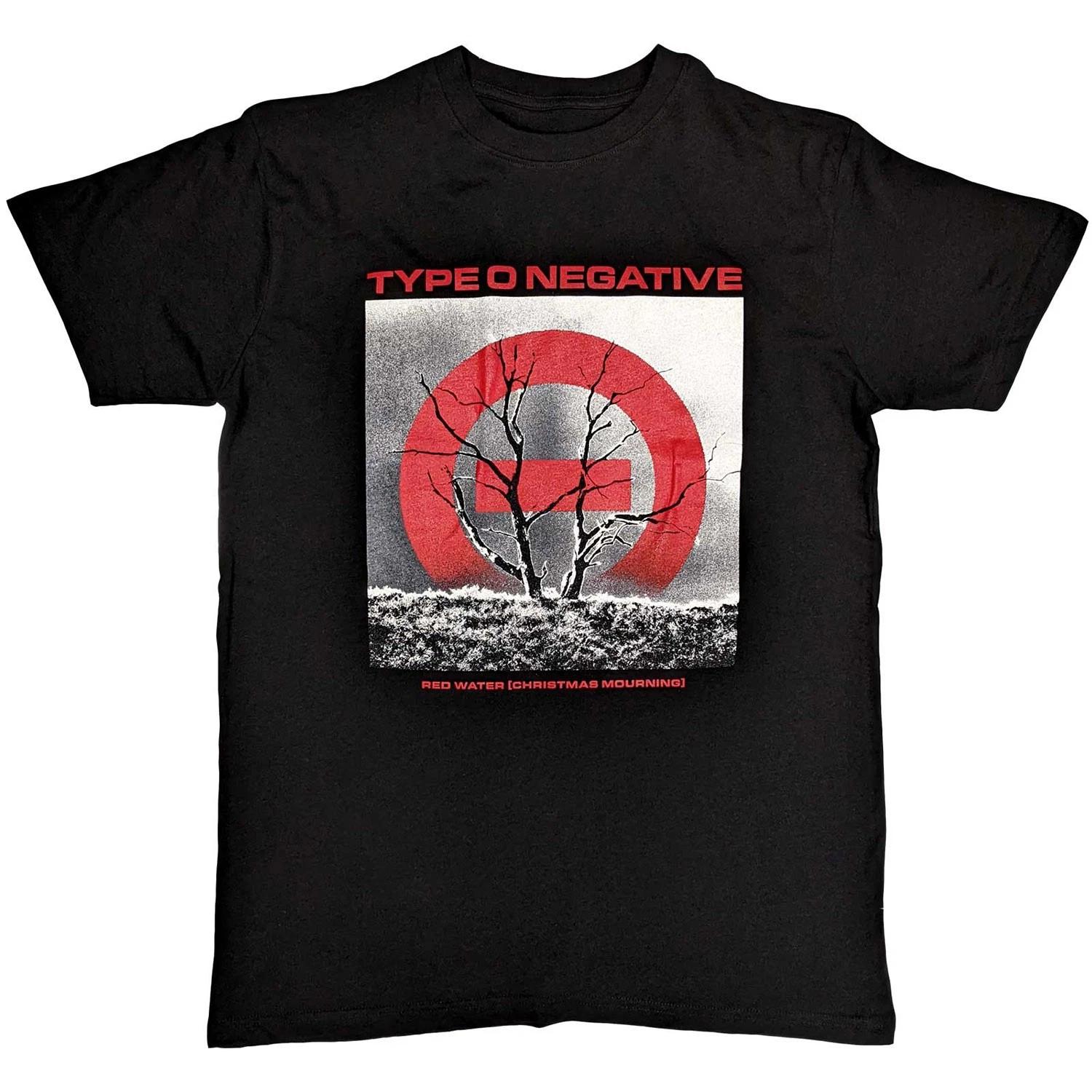 Men s Type O Negative Red Water T-shirt X-Large Black XXXXL
