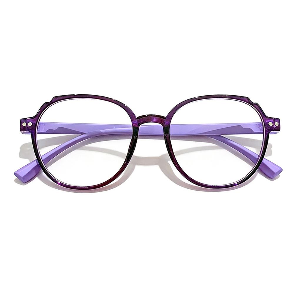 Ultra Light Reading Glasses Green Frame Round Frame Presbyopia Glasses Anti Blue Light Large Frame Anti Blue Light Glasses