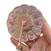 Flower Pattern Makeup Mirror With Stand Compact Flower Pattern Mirror  Travel