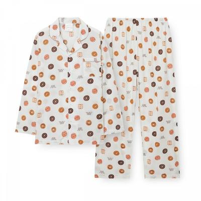 Men S Long Sleeve Pajama Set New York Bagel G008