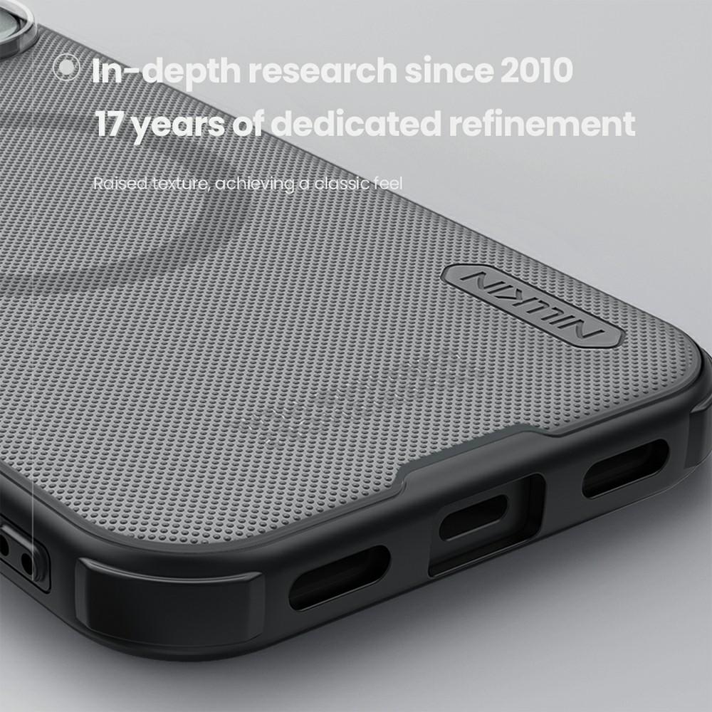 NILLKIN Super Frosted Shield Pro do Google Pixel 10 Pro XL Magnetyczne Etui Matowe PC TPU Przezroczyste Czarne Tylna Pokrywa Telefonu