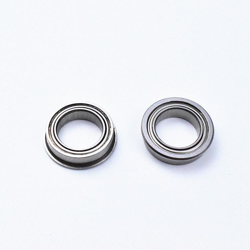 Flange Thin-section F6700ZZ  Chrome Steel Material Metal Sealed Bearings  10pcs 10*15(16.5)*4(mm)