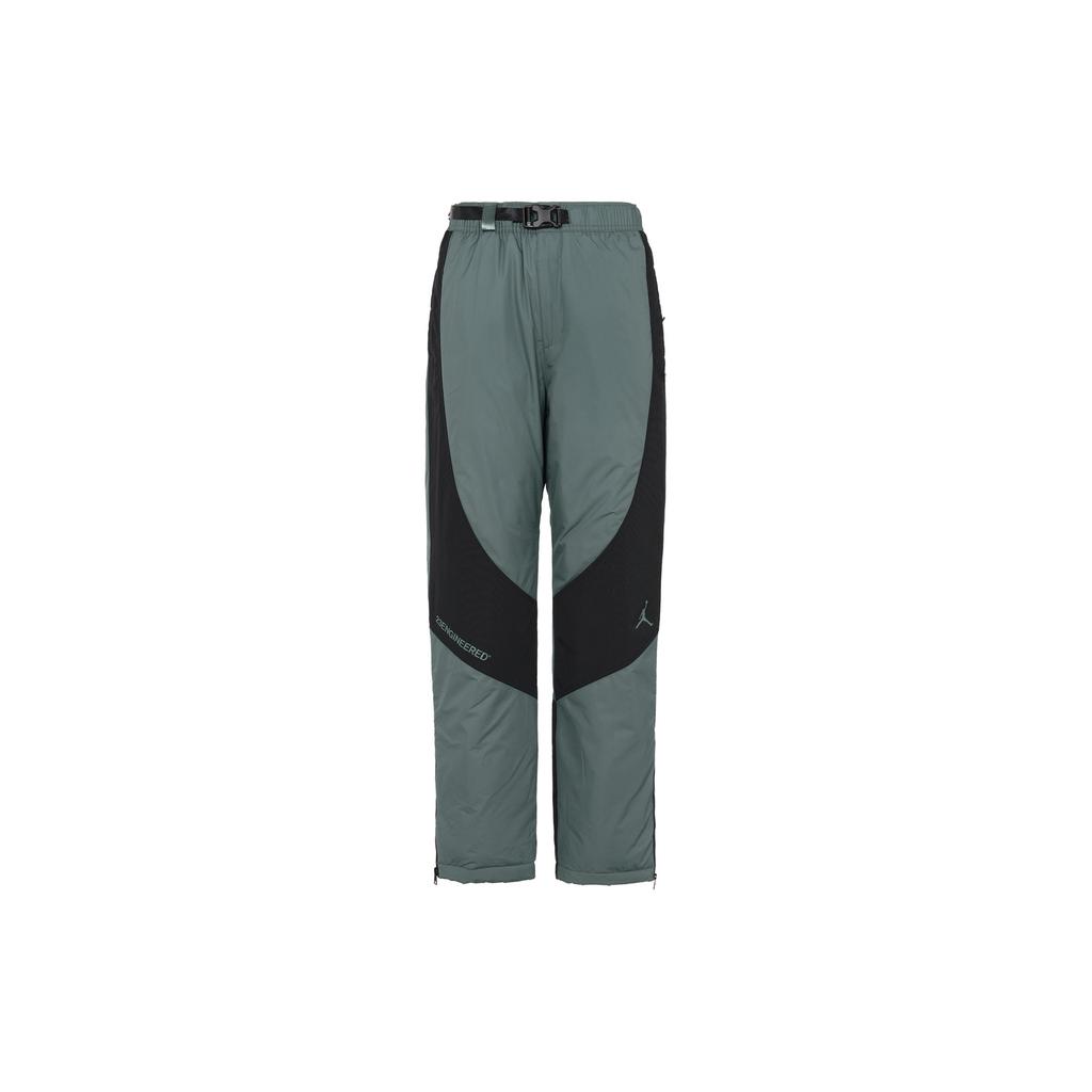 Jordan Logo Pattern Woven Casual Sports Eco-Friendly Water-Resistant Quilted Pants Men Bottoms Spear-Leaf-Green DC9659-387