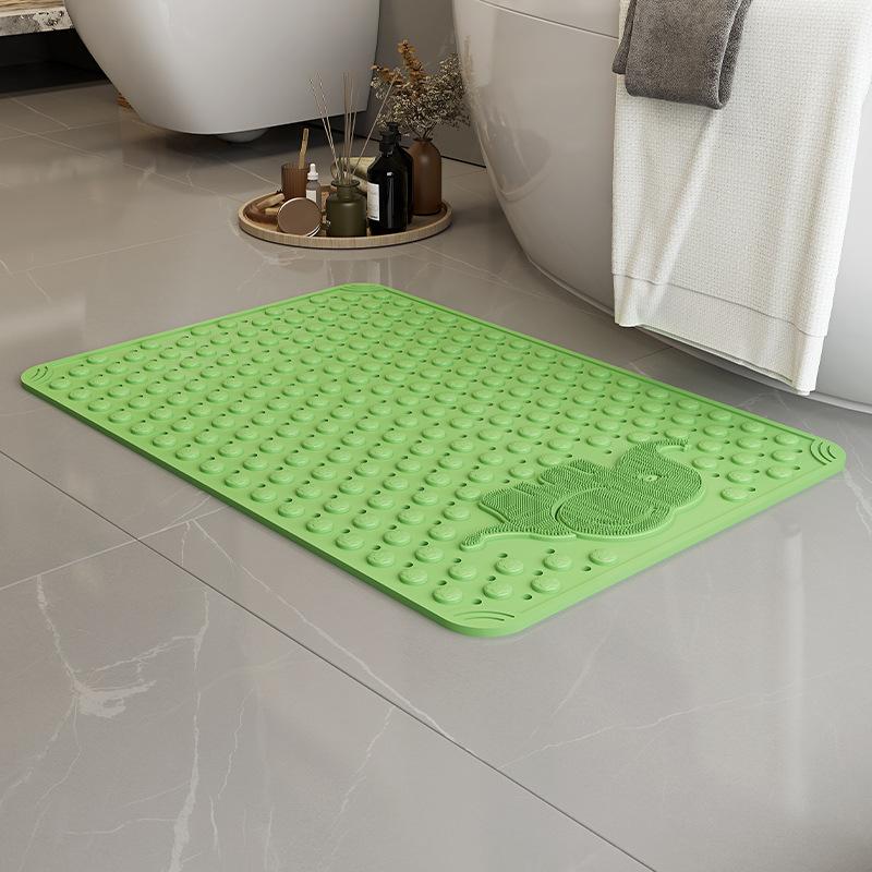 Bathroom Slip-resistant Mat Shower House Kids Fall Proof Mat Bathroom Bath Mat Environmentally Friendly PVC Massage Mat
