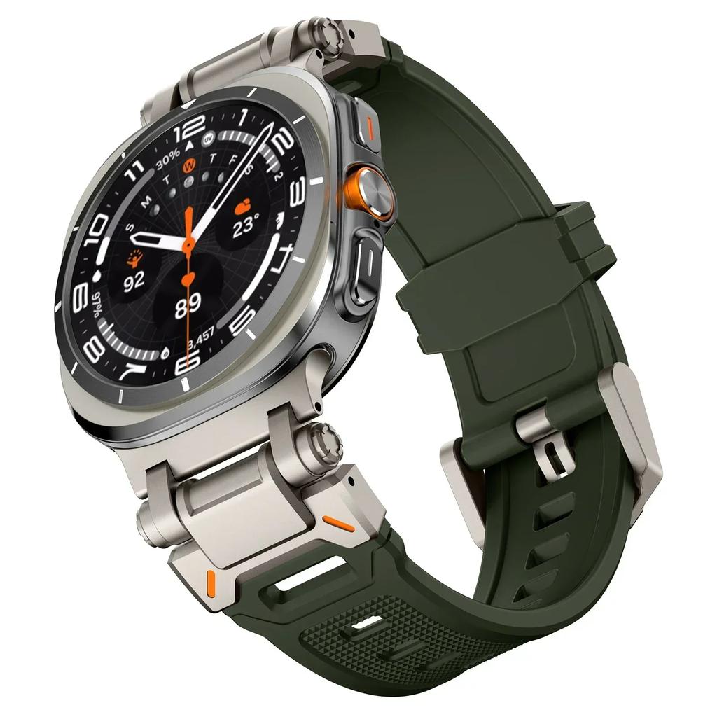 Rubber Strap for Samsung Galaxy 8 44mm 40mm 8 Classic 46mm Luxury Sports Band for Galaxy Ultra 2025 2024 Watchband Bracelet