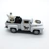 Antique Miniature Haunted Ghostly Truck Ornament Metal Shelf Decors Farmhouses Kitchen Accent For Halloween Enthusiasts