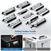 1Pcs Stainless Steel Knobs Spring Handle Prop Luggage Accessory Hardware Handle Movable Handle Industrial Handle Tool Box Handle