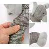 Linen Safari Companions, Squeaky Dog Chew Animals, Robust Indestructible Dog Stuffed Toy with Squeakers for Small Medium Dogs