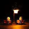 Resin Craft Micro Landscape Fairy Garden Street Lamp Figurine Miniatures Streetlight Road Light Model