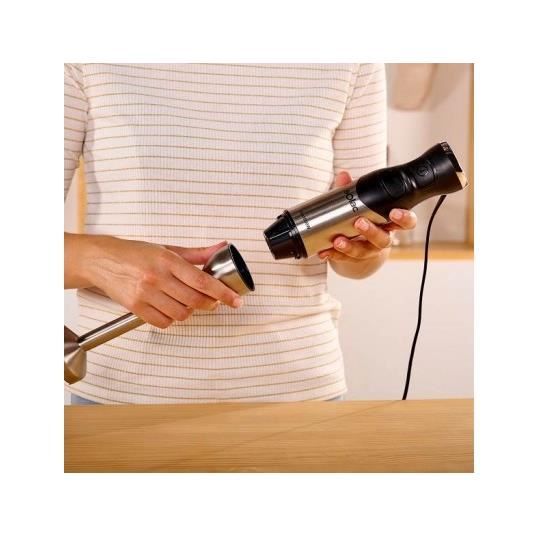 Mixeur à main - SOLAC - BA5610 - 1500 W - Pied en inox - Système anti-éclaboussure