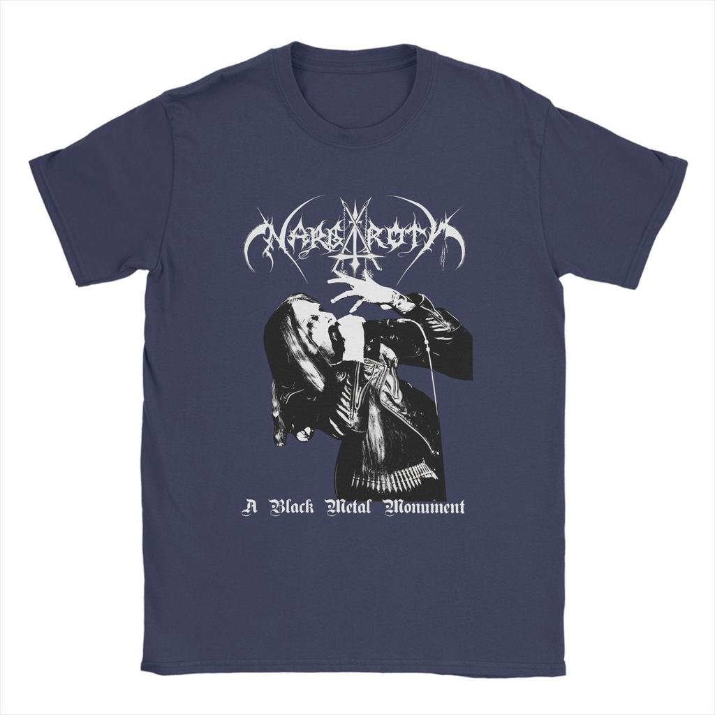 Nargaroth T-shirt för Män Bomull Humor T-shirts Rundhalsad T-shirt Kortärmade Toppar Sommar