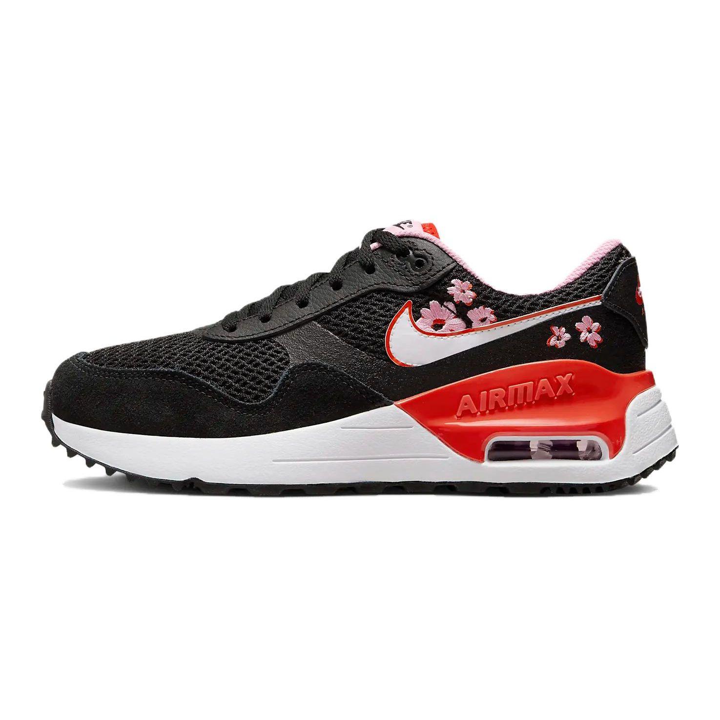 

Детские кроссовки Nike Air Max SYSTM SE GS Floral Black Picante-Red Pink-Rise FQ8959-001 38
