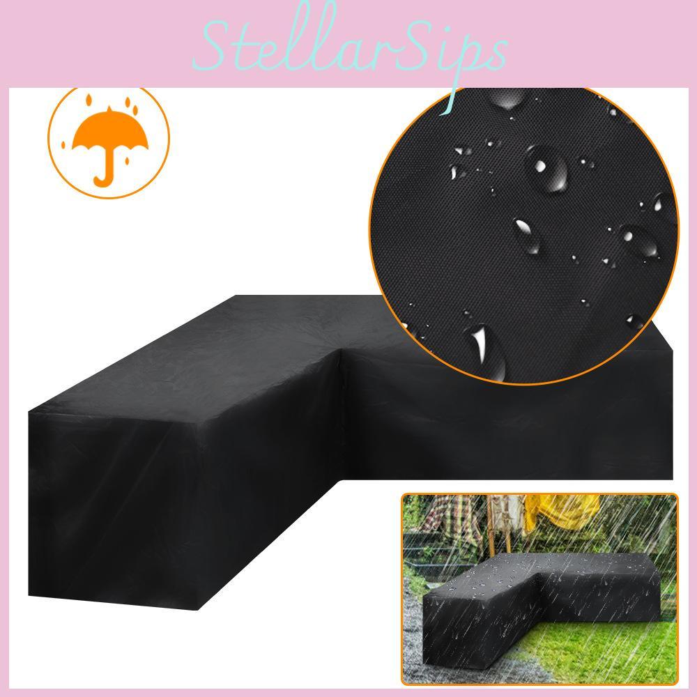 L Shape All Purpose Covers Waterproof Corner Furniture Cover For Patio And Garden Furniture