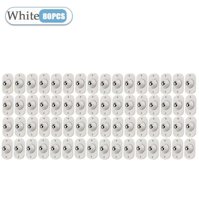 4~120PCS Adhesive Universal Ball Pulley Silent Movable Small Wheel Household Accessory Wear-resistant Load-bearing Foot Wheel