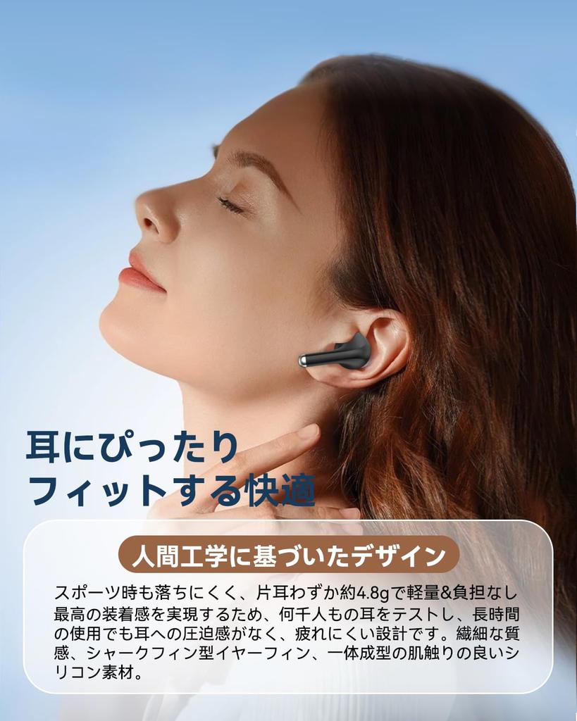 Bluetooth Wireless IPX7 Up To 60 Hours of 2025 Latest Bluetooth Full Range HIFI Sound Low Latency Instant Single or for Web and Compatible with iPhone